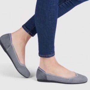 Rothy’s Retired Flats Birdseye Flax Round Toe